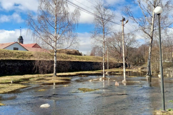 В Финляндии готовятся сбрасывать воду. Силы Приозерска приведены в повышенную готовность
